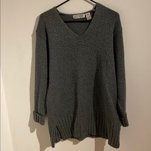 Blue Grey Pullover Sweater